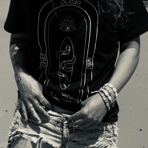 Ocean Wild Moon Short Sleeved T-shirt